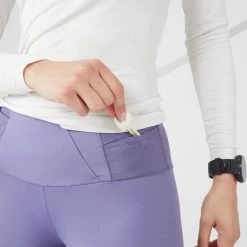 Legging Running Femme - KIPRUN Run 900 Light Mauve -Magasin De Plein Air legging running femme kiprun run 900 light mauve 4