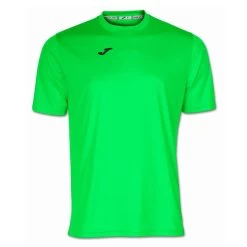 Maillot Manches Courtes Homme Joma Combi Vert Fluo