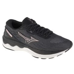 Mizuno Wave Skyrise 3, Femme, Course ? Pied, Chaussures De Running, Noir