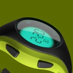 Kalenji Montre Chronomètre De Course à Pied W200 M Grise Jaune -Magasin De Plein Air montre chronometre de course a pied w200 m grise jaune 4