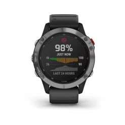 Garmin MONTRE GPS CONNECTÉE FENIX 6 SOLAR SILVER -Magasin De Plein Air montre gps connectee fenix 6 solar silver 8