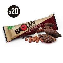 Pack X20 Barres Nutritionnelles Cacao-Noisette-Vanille