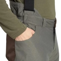 PANTALON CHASSE A BRETELLES CHAUD -20°C VERT 100 -Magasin De Plein Air pantalon chasse a bretelles chaud 20c vert 100 7