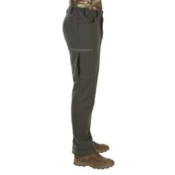 PANTALON CHASSE CHAUD SILENCIEUX POLAIRE VERT 100 13 PANTALON CHASSE CHAUD SILENCIEUX POLAIRE VERT 100 -Magasin De Plein Air pantalon chasse chaud silencieux polaire vert 100 4