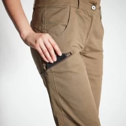 PANTALON CHASSE FEMME RESPIRANT 500 MARRON -Magasin De Plein Air pantalon chasse femme respirant 500 marron 3