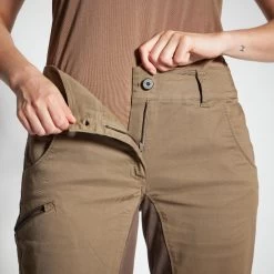 PANTALON CHASSE FEMME RESPIRANT 500 MARRON -Magasin De Plein Air pantalon chasse femme respirant 500 marron 5
