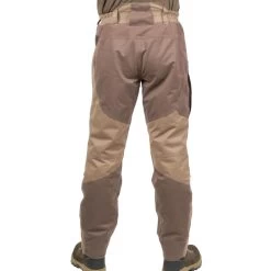 PANTALON CHASSE IMPERMEABLE CHAUD SILENCIEUX MARRON 520 -Magasin De Plein Air pantalon chasse impermeable chaud silencieux marron 520 5