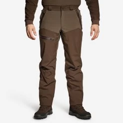 PANTALON CHASSE IMPERMÉABLE RENFORT MARRON 900 BÉCASSE 12 PANTALON CHASSE IMPERMÉABLE RENFORT MARRON 900 BÉCASSE -Magasin De Plein Air pantalon chasse impermeable renfort marron 900 becasse 2