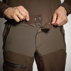 PANTALON CHASSE IMPERMÉABLE RENFORT MARRON 900 BÉCASSE 18 PANTALON CHASSE IMPERMÉABLE RENFORT MARRON 900 BÉCASSE -Magasin De Plein Air pantalon chasse impermeable renfort marron 900 becasse 8