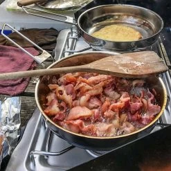 Pathfinder Poêle à Frire Pliable En Acier Inoxydable Avec Couvercle -Magasin De Plein Air pathfinder poele a frire pliable en acier inoxydable avec couvercle 3