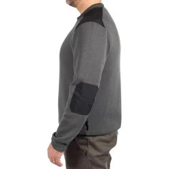 PULL CHASSE GRIS 500 -Magasin De Plein Air pull chasse gris 500 3