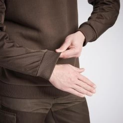 PULL RENFORT 500 MARRON -Magasin De Plein Air pull renfort 500 marron 4