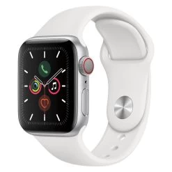 Reconditionné - Apple Watch SE 40mm GPS+Cellulaire Argent/Blanc - état Correct