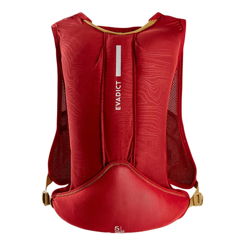 SAC HYDRATATION TRAIL RUNNING 5L BORDEAUX ET BRONZE 2 SAC HYDRATATION TRAIL RUNNING 5L BORDEAUX ET BRONZE – Image 2