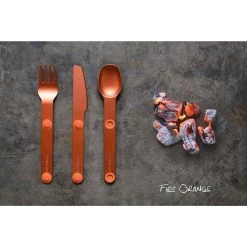 SET 3 COUVERTS MAGNÉTIQUES MAGWARE - CAMPING BIVOUAC - ALUMINUM DUR - AVEC ÉTUI -Magasin De Plein Air set 3 couverts magnetiques magware camping bivouac aluminum dur avec etui 3