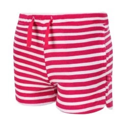 Regatta Short Décontracté DAYANA Enfant (Rose Bonbon / Blanc) -Magasin De Plein Air short decontracte dayana enfant rose bonbon blanc 3