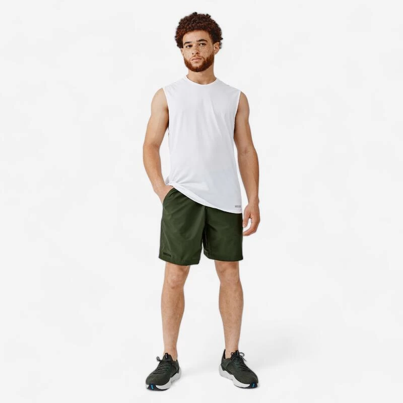 Kalenji Short Running Respirant 2 En 1 Homme - Dry 550 Khaki 1 Kalenji Short Running Respirant 2 En 1 Homme - Dry 550 Khaki