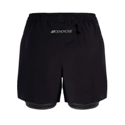 Short/cuissard De Running 3 En 1 Ben - Noir - Homme -Magasin De Plein Air shortcuissard de running 3 en 1 ben noir homme 2