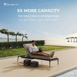Station Électrique Portable BLUETTI AC60+B80+PV200,IP65 Générateur Solaire -Magasin De Plein Air station electrique portable bluetti ac60b80pv200ip65 generateur solaire 4