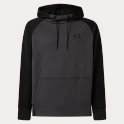 Sweat à Capuche BARK DWR Homme Noir/Gris - OAKLEY