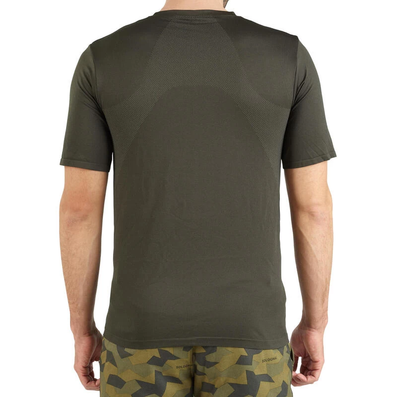 T-shirt Chasse Manches Courtes Léger Et Respirant Homme - 500 Vert 4 T-shirt Chasse Manches Courtes Léger Et Respirant Homme - 500 Vert – Image 4