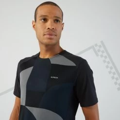 T-shirt De Running Respirant Homme - KIPRUN 900 Light Noir Et Gris Carbone -Magasin De Plein Air t shirt de running respirant homme kiprun 900 light noir et gris carbone 3