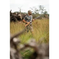 T-shirt Manches Courtes Chasse 100 Camouflage WL V1 Gris -Magasin De Plein Air t shirt manches courtes chasse 100 camouflage wl v1 gris 4