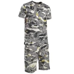 T-shirt Manches Courtes Chasse 100 Camouflage WL V1 Gris -Magasin De Plein Air t shirt manches courtes chasse 100 camouflage wl v1 gris 7