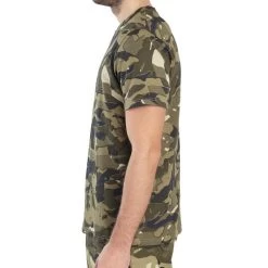 T-shirt Manches Courtes Chasse 100 Camouflage WL V1 Vert -Magasin De Plein Air t shirt manches courtes chasse 100 camouflage wl v1 vert 3