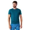 Nathan T-shirt Pour Hommes - Running - Qualifier Tee BLEU