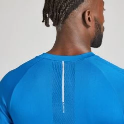 T-SHIRT RUNNING HOMME RESPIRANT MANCHE LONGUE KIPRUN CARE BLEU ROY -Magasin De Plein Air t shirt running homme respirant manche longue kiprun care bleu roy 7