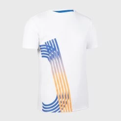 T-Shirt Running Respirant Enfant - KIPRUN DRY+ Blanc
