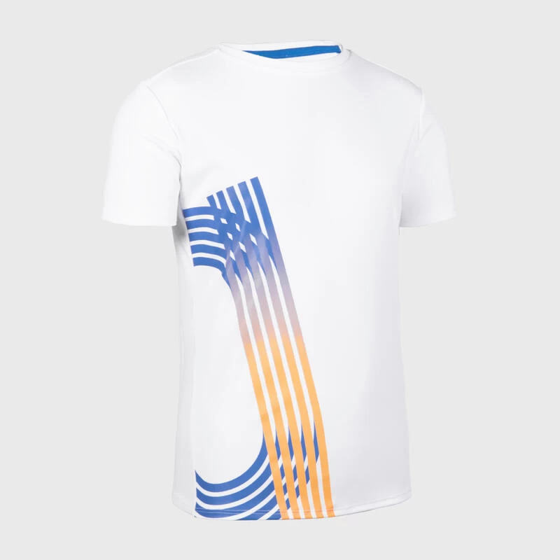 T-Shirt Running Respirant Enfant - KIPRUN DRY+ Blanc 1 T-Shirt Running Respirant Enfant - KIPRUN DRY+ Blanc