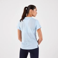 T-shirt Running Respirant Femme - KIPRUN Run 500 Dry Bleu Ciel 8 T-shirt Running Respirant Femme - KIPRUN Run 500 Dry Bleu Ciel -Magasin De Plein Air t shirt running respirant femme kiprun run 500 dry bleu ciel 2