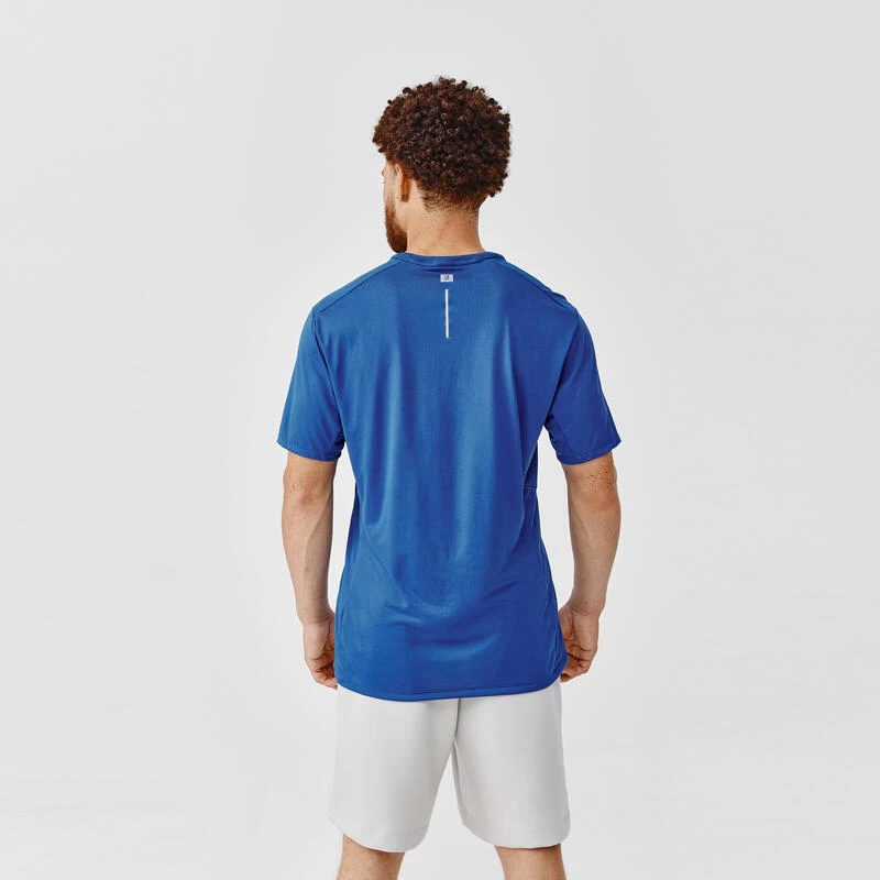 T-shirt Running Respirant Homme - Dry+ Bleu Foncé 3 T-shirt Running Respirant Homme - Dry+ Bleu Foncé – Image 3