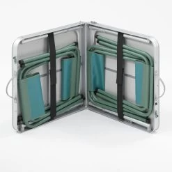 Quechua TABLE DE CAMPING PLIANTE - 4 TABOURETS - 4 À 6 PERSONNES -Magasin De Plein Air table de camping pliante 4 tabourets 4 a 6 personnes 3
