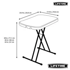 Table Individuelle Ajustable En Hauteur LIFETIME #80251 -Magasin De Plein Air table individuelle ajustable en hauteur lifetime 80251 6