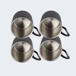 Tasse Thermique De Camping 300 Ml | Mousqueton | Acier Inoxydable | 4 Gobelets 10 Tasse Thermique De Camping 300 Ml | Mousqueton | Acier Inoxydable | 4 Gobelets -Magasin De Plein Air tasse thermique de camping 300 ml mousqueton acier inoxydable 4 gobelets 3
