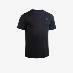 Kalenji Tee Shirt Athlétisme Homme Club Personnalisable Noir