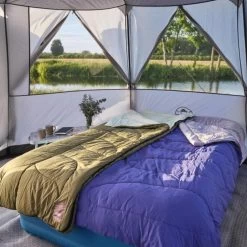 Tente Coleman 8 Personnes Octagon Gris -Magasin De Plein Air tente coleman 8 personnes octagon gris 4