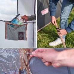 Tente Coleman 8 Personnes Octagon Gris -Magasin De Plein Air tente coleman 8 personnes octagon gris 5