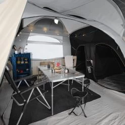Quechua Tente Gonflable De Camping - Air Seconds 8.4 F&B - 8 Places - 4 Chambres -Magasin De Plein Air tente gonflable de camping air seconds 84 f and b 8 places 4 chambres 3