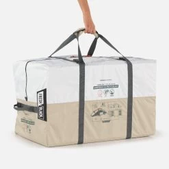 Quechua Tente Gonflable De Camping - Air Seconds 8.4 F&B - 8 Places - 4 Chambres -Magasin De Plein Air tente gonflable de camping air seconds 84 f and b 8 places 4 chambres 4