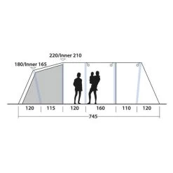 Tente Gonflable Outwell Knightdale 8PA -Magasin De Plein Air tente gonflable outwell knightdale 8pa 3
