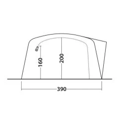 Tente Gonflable Outwell Knightdale 8PA -Magasin De Plein Air tente gonflable outwell knightdale 8pa 4