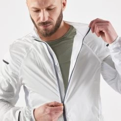 Veste Coupe Vent Homme - KIPRUN WIND JACKET BLANCHE -Magasin De Plein Air veste coupe vent homme kiprun wind jacket blanche 2