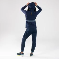 Kalenji VESTE D'ATHLÉTISME FEMME WARM BLEUE MARINE & BLEU CIEL -Magasin De Plein Air veste dathletisme femme warm bleue marine and bleu ciel 5