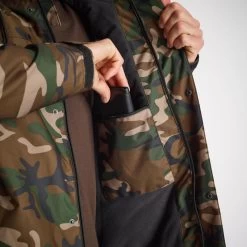 VESTE IMPERMEABLE CHAUDE 100 CAMO WOODLAND -Magasin De Plein Air veste impermeable chaude 100 camo woodland 6