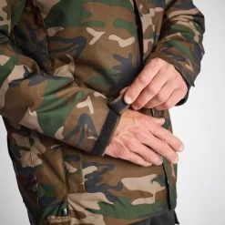 VESTE IMPERMEABLE CHAUDE 100 CAMO WOODLAND -Magasin De Plein Air veste impermeable chaude 100 camo woodland 8