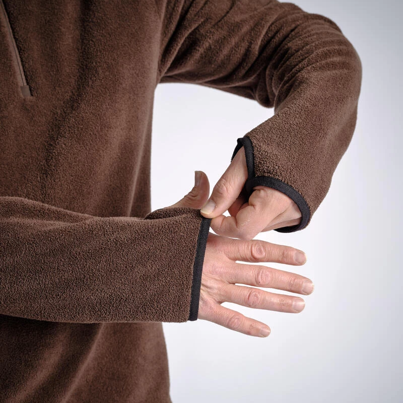 VESTE POLAIRE SOUS VÊTEMENT 500 MARRON 6 VESTE POLAIRE SOUS VÊTEMENT 500 MARRON – Image 6